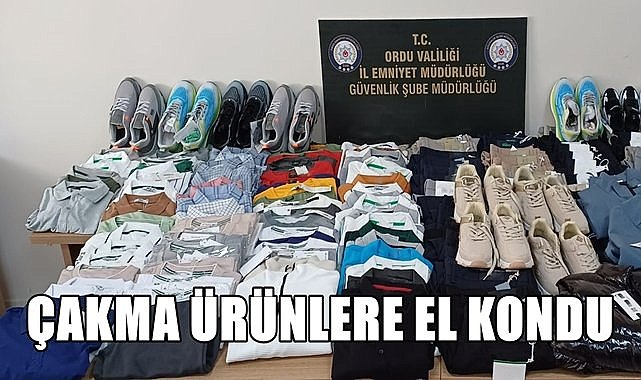 Ordu&#039;da taklit ürün satan mağazalara polis baskını!