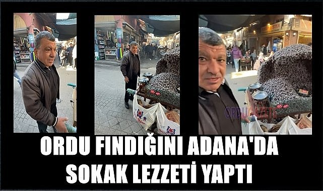 Ordu fındığını Adana&#039;da tuzlayıp satıyor!