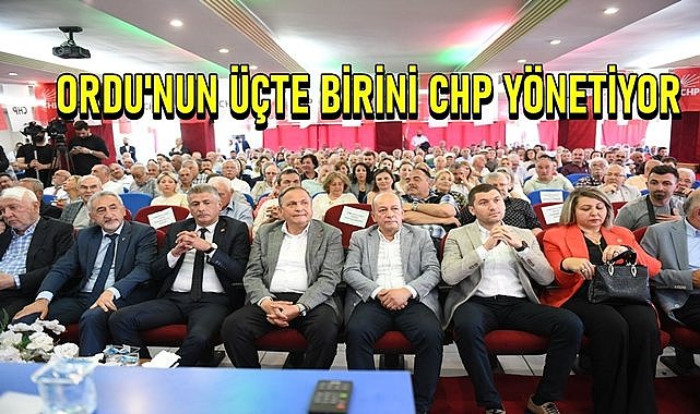 Ordu&#039;nun üçte birini CHP yönetiyor!