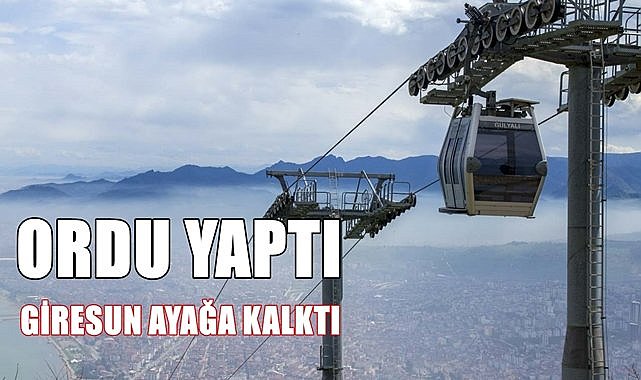 Ordu yaptı, Giresun ayağa kalktı!