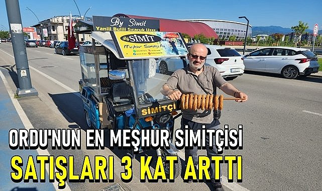 Ordulu Simitçi bulduğu yöntemle satışları üç kat arttırdı