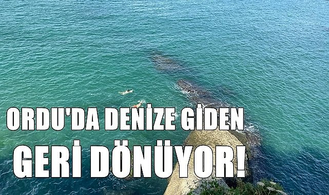 Son dakika...Ordu&#039;da yüzmeye gidenler denize giremeden geri dönüyor!