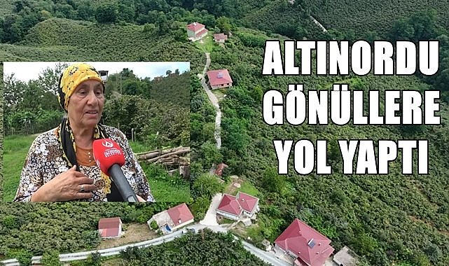 Altınordu Belediyesi Fitnet Teyze&#039;nin gönlüne yol yaptı!
