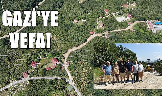 Altınordu Belediyesi&#039;nden Gazi Şekeroğlu&#039;na vefa!