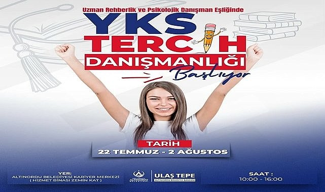 Altınordu Belediyesi YKS tercih danışmanlığı hizmeti verecek