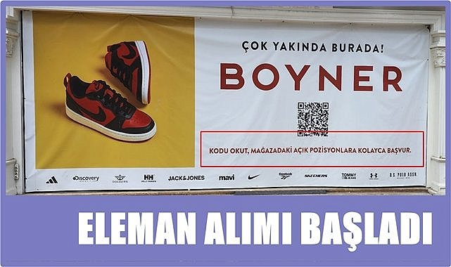 Boyner Ordu Mağazası eleman alımına  başladı!