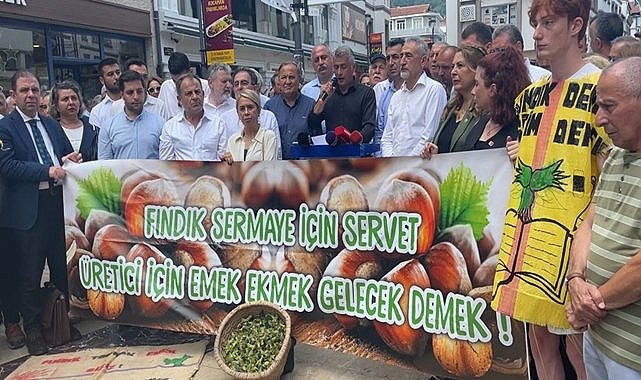 CHP&#039;nin fındık fiyatı için kımızı çizgisi 160 TL