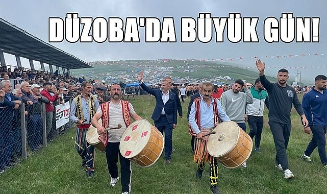 Düzoba&#039;nın Ağası Adem Darıltmak Başpehlivanı Mustafa Taş oldu