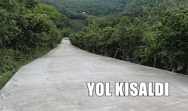 Fatsa, Korgan-Kumru yolu kısaldı!