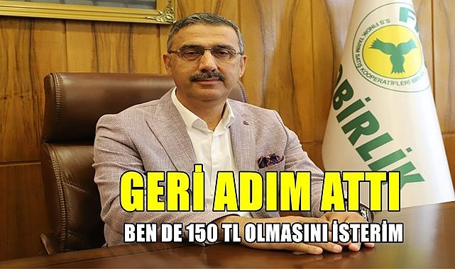 Fiskobirlik Başkanı geri adım attı; Ben de fındığın 150 TL olmasını isterim