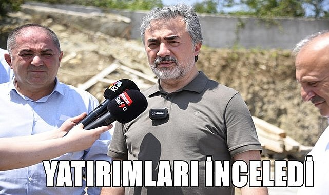 Hamarat, Ünye&#039;de yatırımları inceledi!