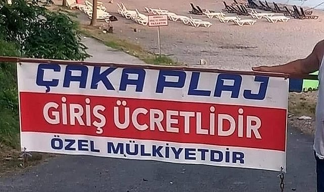 Karadeniz fıkrası gibi, Ordu&#039;nun ünlü Çaka Plajı&#039;na giriş yolu ücretli oldu!