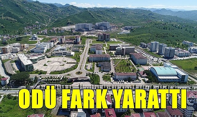 ODÜ fark yarattı! Karadeniz Bölgesi&#039;nde ilk sırada yer aldı