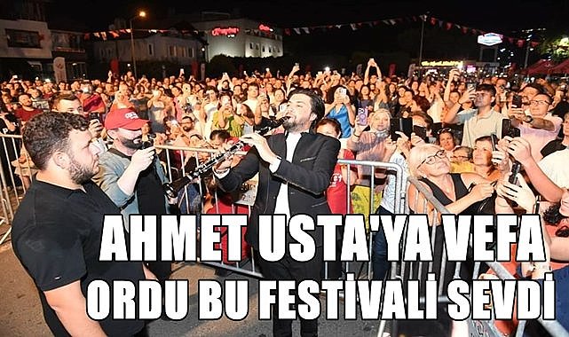 Ordu&#039;da ilk kez düzenlendi; Ahmet Özdemir Klarnet Festivali Renkli Görüntülere Sahne Oldu