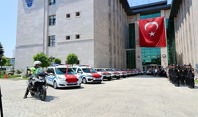 Ordu Emniyet Müdürlüğüne 9 yeni araç kazandırıldı