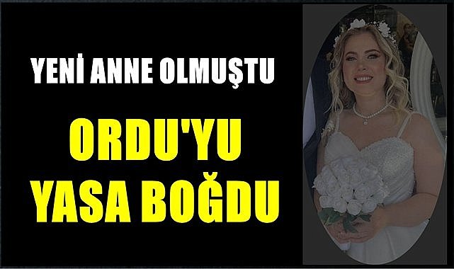 Ordu Mine Geline ağlıyor, bir süre önce anne olmuştu