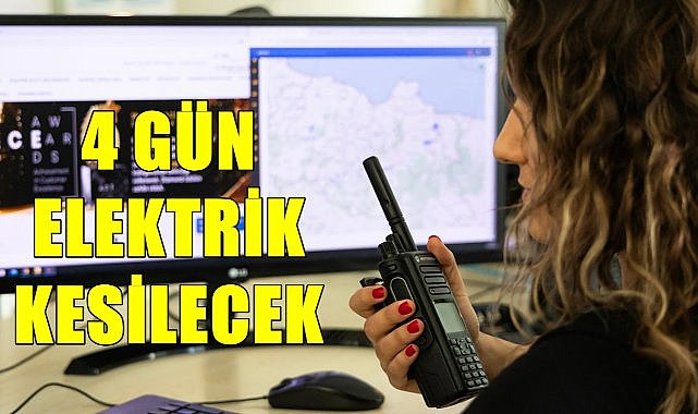 Ordu'nun  O ilçesinde 4 gün elektrikler kesilecek