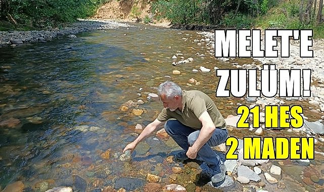 Ordu Şehir Merkezinin Suyunun Temiz Edildiği Melet Irmağı&#039;nda Kirlilik Şüphesi!