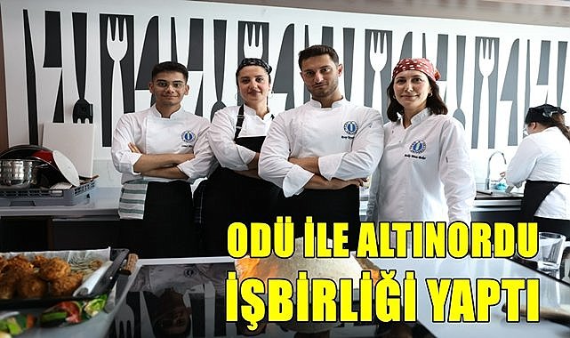 Ordu Üniversitesi öğrencileri Altınordu Belediyesi&#039;nde yemek yapmayı öğreniyor!