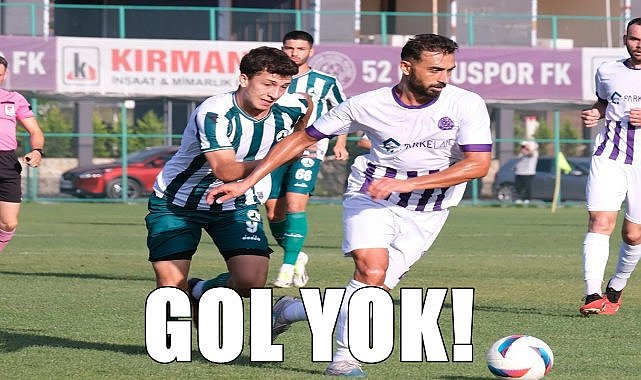 52 Orduspor ile Giresunspor gol atamadı