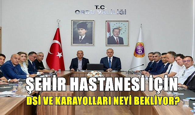 900 yataklı Ordu Şehir Hastanesi için Karayolları ve DSİ neden görevini yapmıyor?