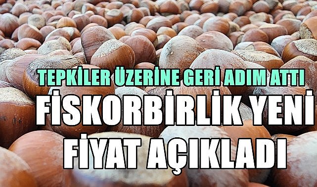 Fiskobirlik fındık fiyatı açıkladı, yeni açıklanan fiyat kaç TL?