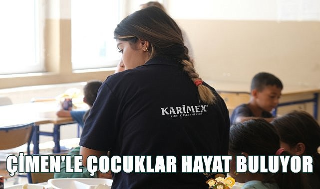 Karimex Fındık&#039;ın projesi ÇİMEN&#039;le çocuklar hayat buluyor