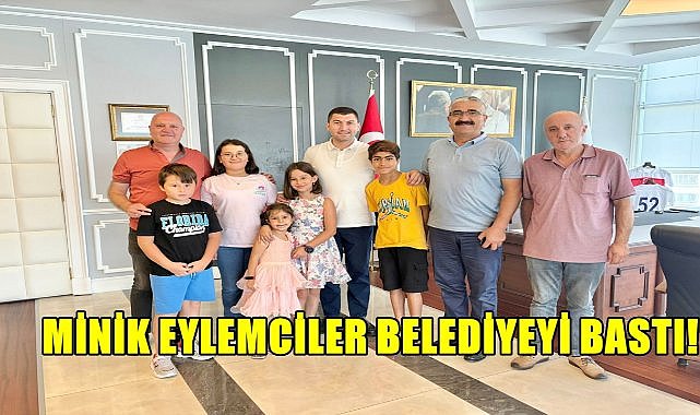 Minik Eylemciler Başkan Tepe&#039;yi Ziyaret Etti