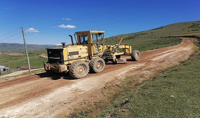 Ordu&#039;da Büyükşehir  o yaylaların yollarını onarıyor