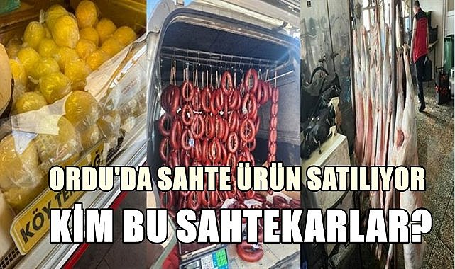 Ordu&#039;da sahte ürün satanlar deşifre edilemedi!