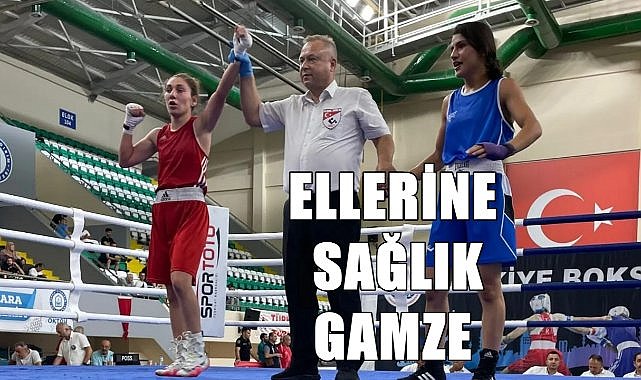 Ordulu Boksör Gamze Soğuksu 8. kez üst üste Türkiye Şampiyonu oldu