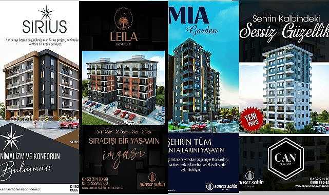 Şanser Şahin İnşaat Karşıyaka ve Cumhuriyet Mahallesi&#039;ndeki yeni projelerinin satışına başladı