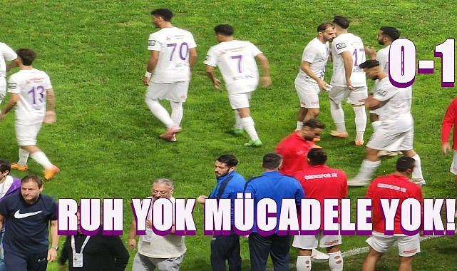 52 Orduspor&#039;da İşler Karıştı; Kendi Sahasında Mustafa Kemal Paşa&#039;ya Yenildi: 0-1