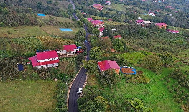 Ordu&#039;da Akkuş-Kumru Bağlantı Yolu Asfalt Oluyor