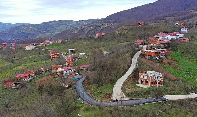 Ordu ile Tokat&#039;ı birbirine bağlayan yol asfalt oluyor