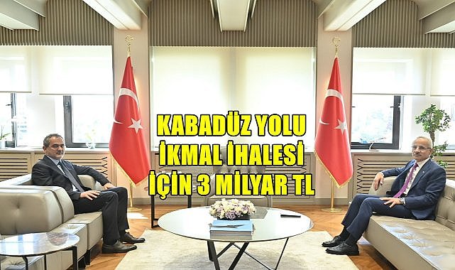 Ordu-Kabadüz Yolu İçin İhale Tamamlandı: 3 Milyar Liralık Dev Yatırım