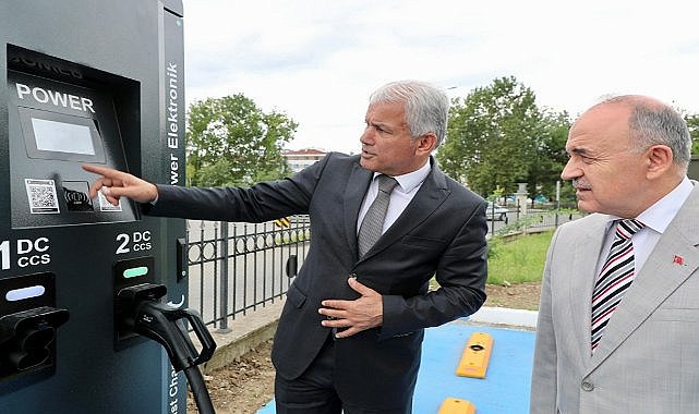 Ordu Yeni Hükümet Konağı Yerleşkesine Elektrikli Hızlı Şarj İstasyonu Kuruldu