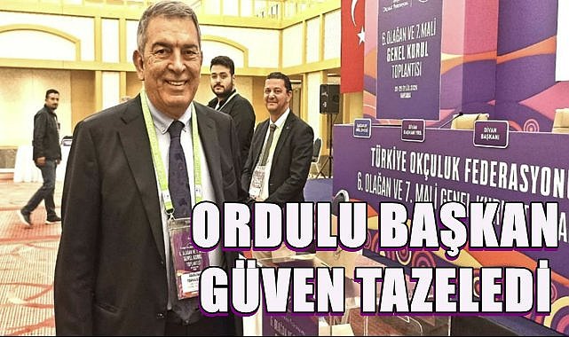 Ordulu Abdullah Topaloğlu Okçuluk Federasyonu Başkanlığına Yeniden Seçildi