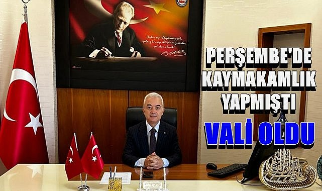 Perşembe Eski Kaymakamı Uğur Turan Kırklareli Valisi Oldu