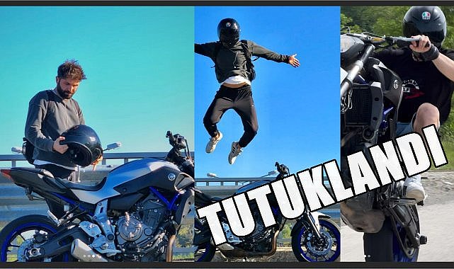 Sabıkalı Motosiklet Sürücüsü Tutuklanarak Cezaevine Gönderildi