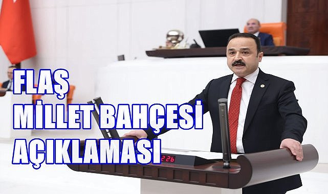 Şanlıtürk&#039;ten &quot;Millet Bahçesi&quot; Açıklaması; Proje Enflasyon ve Tasarruf Tedbirleri Nedeniyle Durduruldu