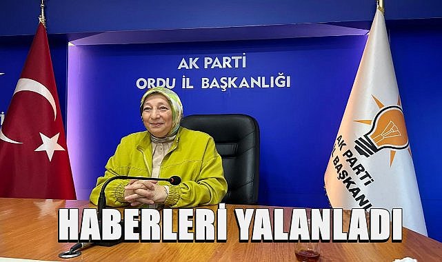 AK Parti Ordu Kadın Kolları Başkanı Ayşegül Baysal; Görevimin Başındayım