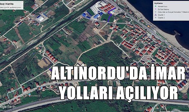 Altınordu Belediyesi&#039;nden 6 Km  Yeni İmar Yolu