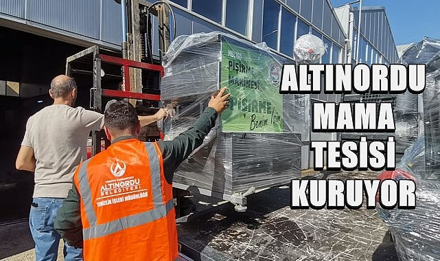 Altınordu Belediyesi Sokak Hayvanları İçin Mama Fabrikası Kuruyor