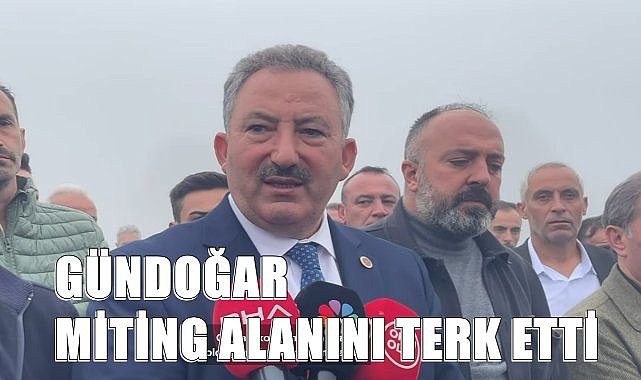 Aybastı Belediye Başkanı Gündoğar, Madene Hayır Mitingini Terk Etti!