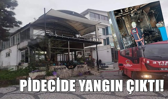 Bolaman Yoson Pide&#039;de Yangın; İşletme Kullanılamaz Hale Geldi