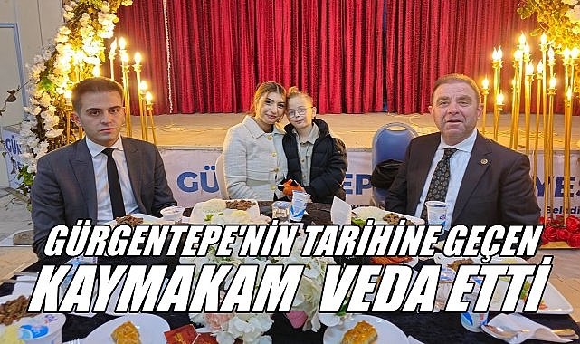 Gürgentepe Kaymakamı Buket Yeşilgül İlçeye Veda Etti