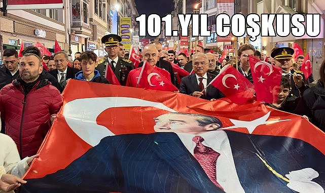 Ordu&#039;da Coşkulu 101. Yıl Yürüyüşü