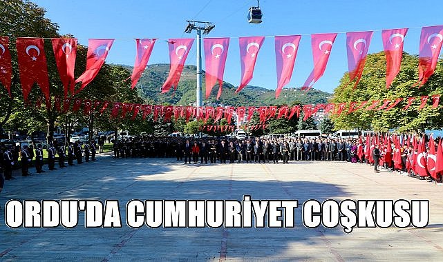 Ordu&#039;da Cumhuriyetin 101. Yıl Coşkusu Yaşanıyor