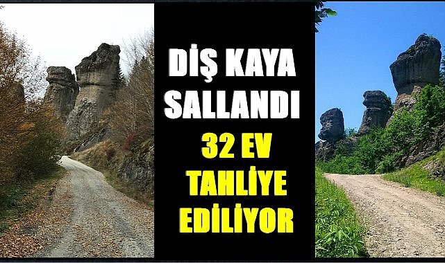 Ordu&#039;da Diş Kayası Yerinden Oynadı, 32 Ev Tahliye Ediliyor!